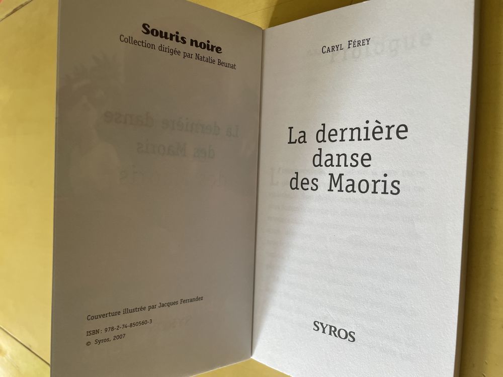 Livre La Derni&egrave;re Danse Des Maoris - Caryl F&eacute;rey _ Livres et BD