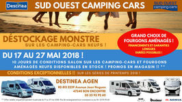SUD OUEST CAMPING CARS, concessionnaire camping-car, caravane 47