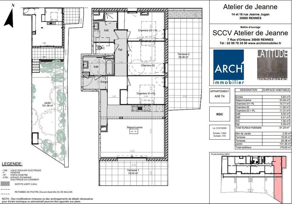 Appartements neufs   Rennes (35000)