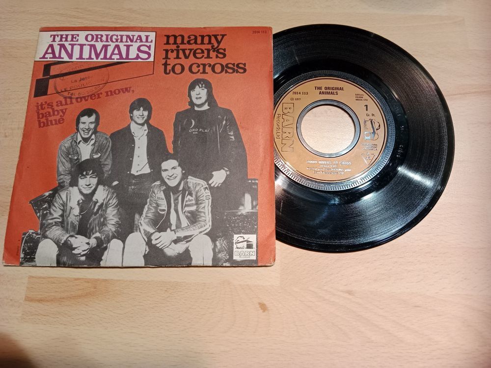 45 Tours The ANIMALS Many rivers to cross CD et vinyles