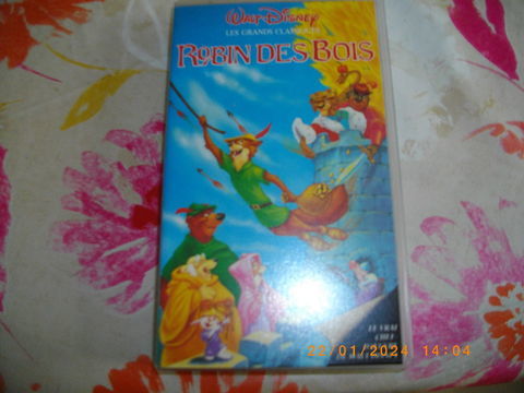 CASSETTE VIDEO VHS DE :  ROBIN DES BOIS  5 Perros-Guirec (22)
