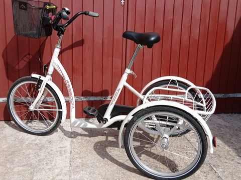 Vlo pliable blanc avec accessoires 230 Lzignan-Corbires (11)