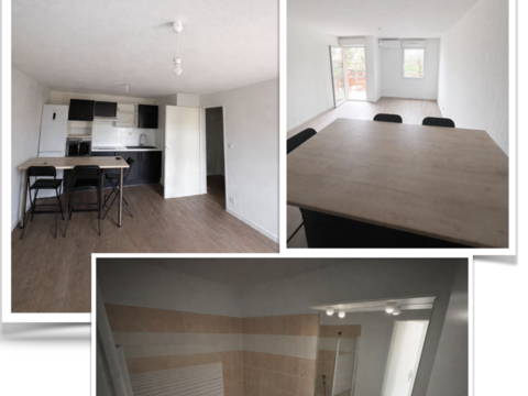   T3 lumineux 55 m� avec balcon, parking et piscine  Appartement - 3 pi�ce(s) - 52 m�