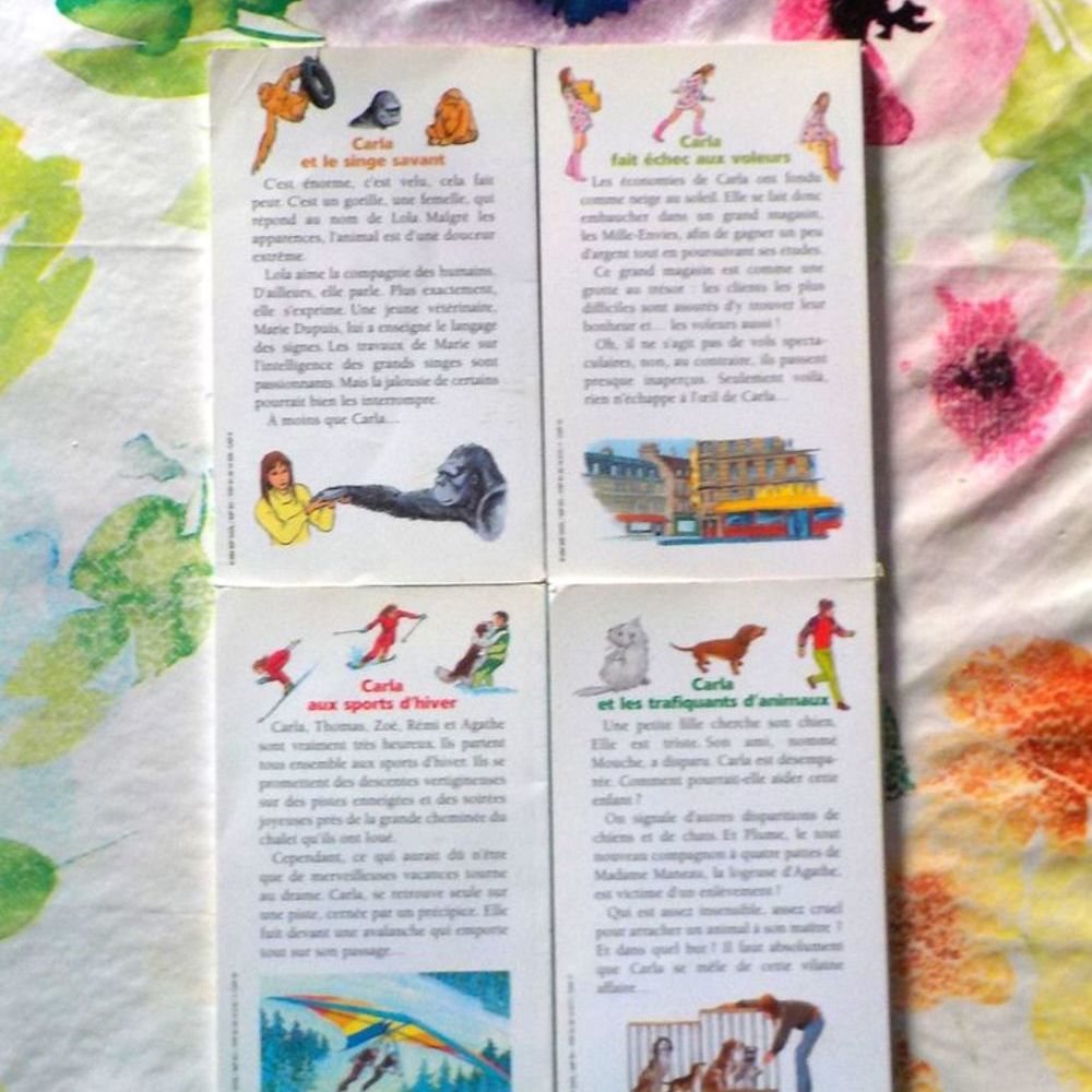 4 CARLA S'EN MELE n&deg;9 13 16 17 Livres et BD