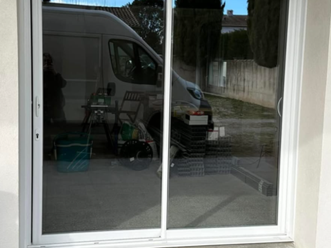 Coulissant Aluminium Blanc 2 VTX 1700 84100 Orange