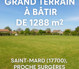  Terrain � vendre 1288 m�