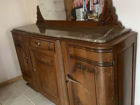 Buffet 3 portes avec marbre et miroir 0 Saint-Hilaire-la-Palud (79)