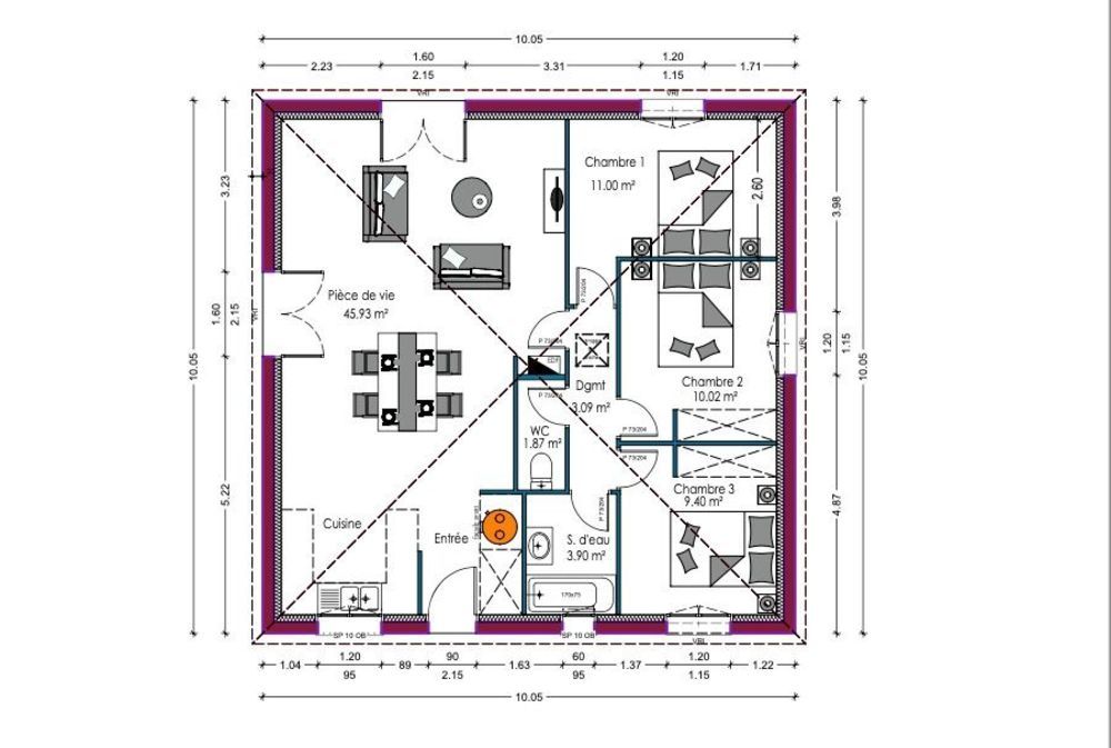 Maisons neuves   Vensac (33590)