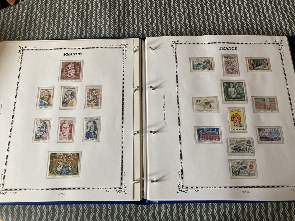 collection timbres neufs 1978 &agrave;1986 