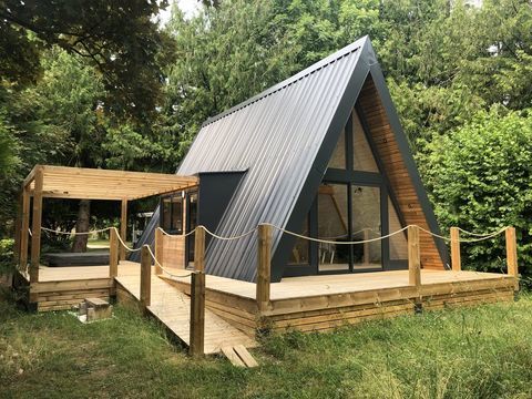   Chalet bois dans parc r�sidentiel de loisirs Chalet - 3 pi�ce(s) - 35 m�