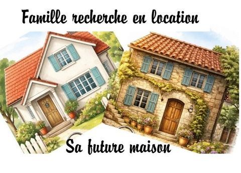   Famille fiable et solvable, cherche maison Maison - 4 pi�ce(s) - 100 m�