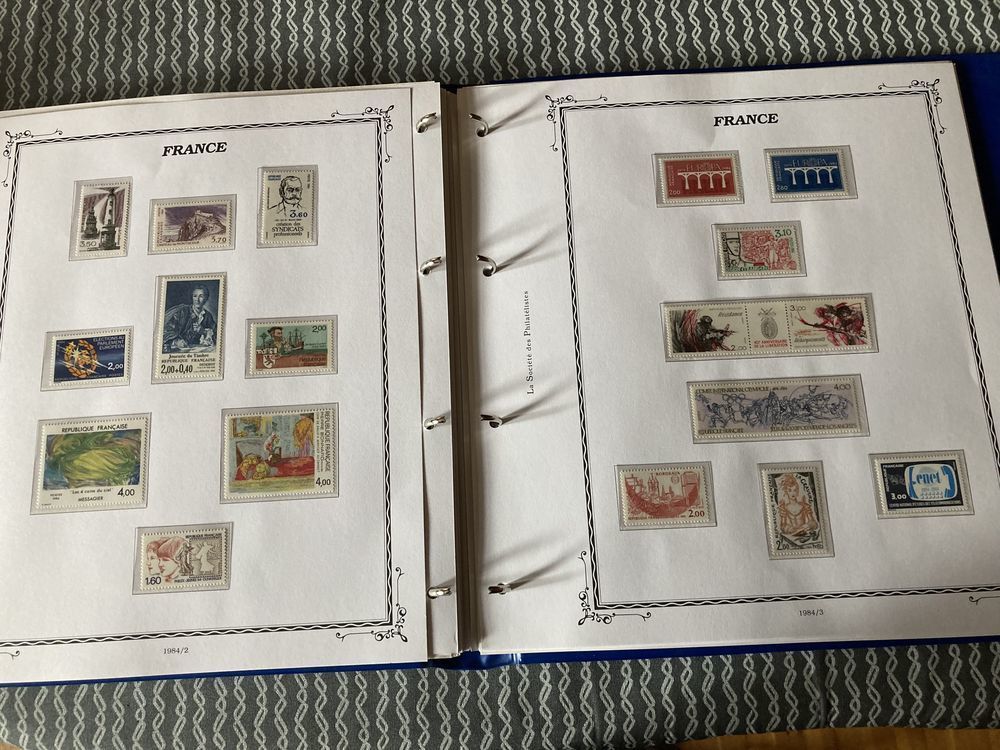 collection timbres neufs 1978 &agrave;1986 