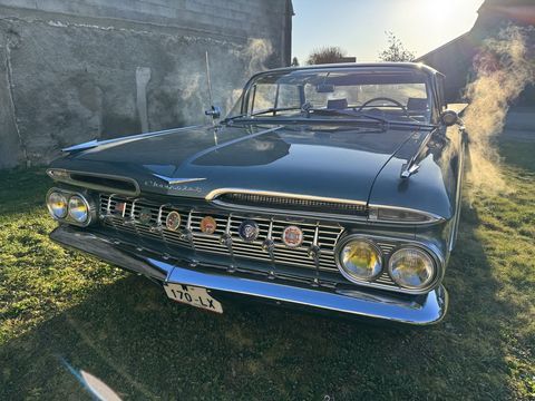 Chevrolet Divers Impala flat top ailes de mouettes 1959 occasion Guewenheim 68116