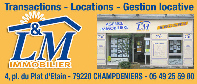 Agence LM IMMOBILIER CHAMPDENIERS