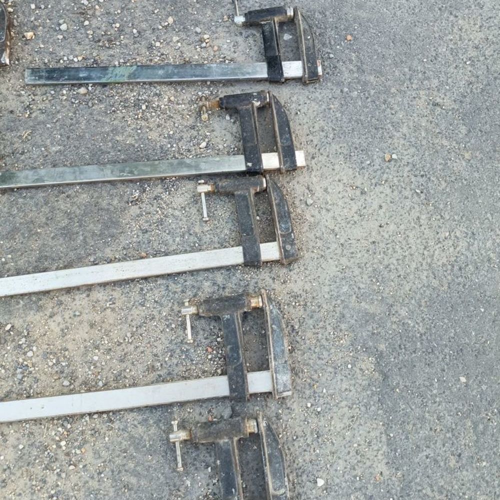lot 10 serre joints vis serrage 500 mm saillie 120 mm Bricolage