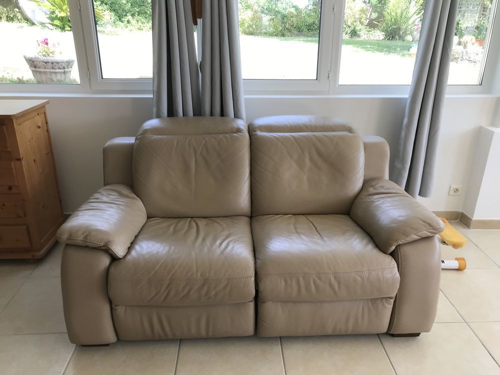 Canap&eacute; cuir &eacute;lectrique Meubles