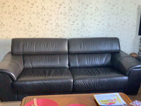2 canaps cuir 250 Montceau-les-Mines (71)