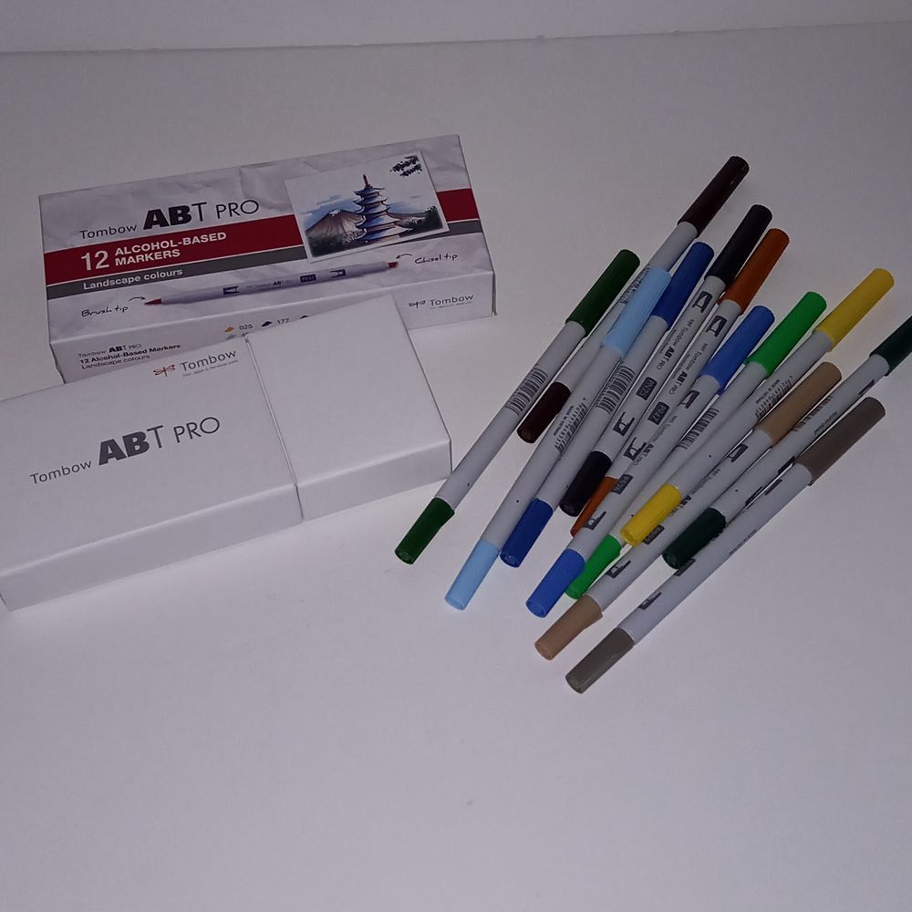 Tombow, Marqueur &agrave; base d'alcool ABt pro &agrave; deux pointes, set Décoration