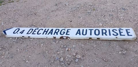 panneau decharge autorisee 400 metres 240 Saint-Jean-de-Fos (34)