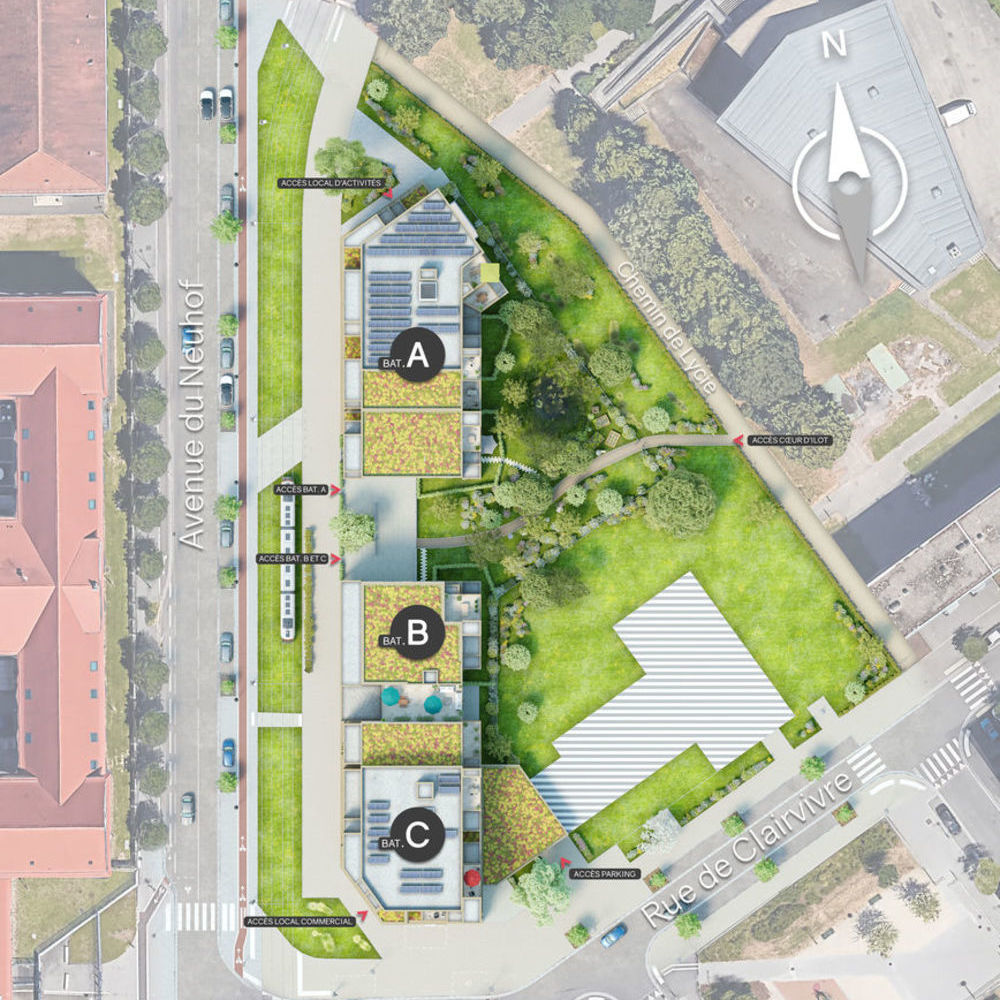 Appartements neufs   Strasbourg (67100)