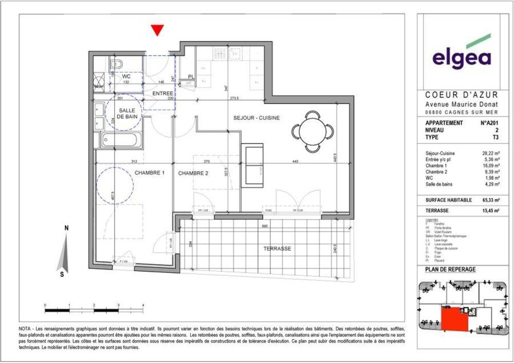 Appartements neufs   Cagnes-sur-Mer (06800)
