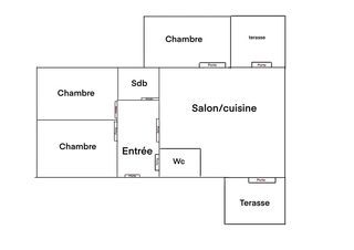  Appartement � louer 4 pi�ces 75 m�