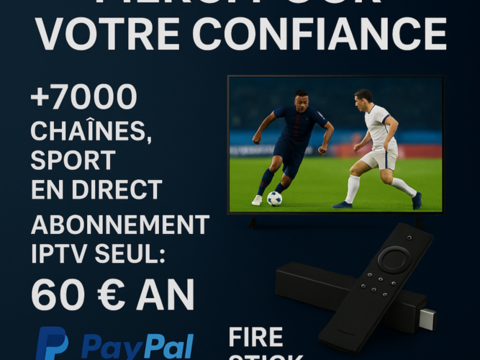 Abonnement IPTV / Fire stick ou autre ! 
12 ou 24 mois Toulouse (31)