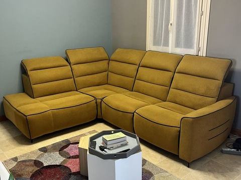 Canap� tissu relax �lectrique 1500 Bourges (18)