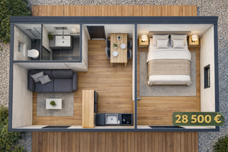  Chalet � vendre 2 pi�ces 25 m�