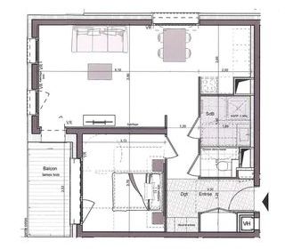  Appartement � vendre 2 pi�ces 53 m�