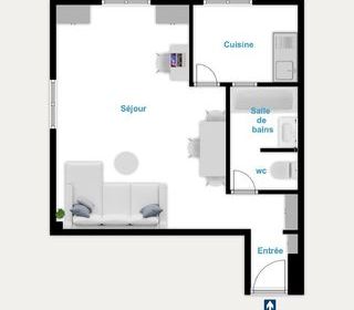  Appartement � vendre 1 pi�ce 33 m�