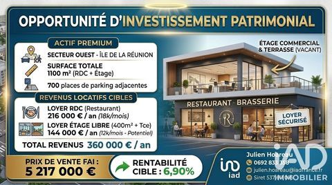 Vente Boutique/Local commercial 1 175 m&sup2; 5200000 97420 Le port