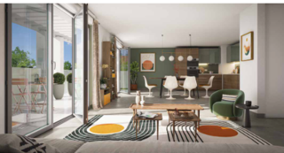  Appartement � vendre 3 pi�ces 59 m�