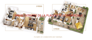  Appartement � vendre 3 pi�ces 66 m�