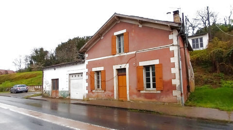   Maison en pierre de trois chambres avec garage, cave et atelier Maison - 4 pi�ce(s) - 87 m�