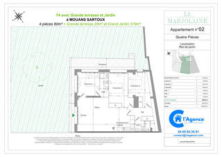  Appartement � vendre 4 pi�ces 80 m�