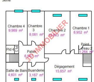  Appartement � vendre 8 pi�ces 164 m�