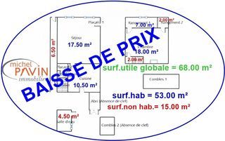  Maison � vendre 4 pi�ces 53 m�