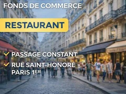 Vente Restaurant 75 m&sup2; 360000 75001 Paris