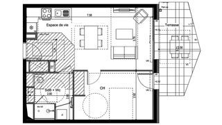  Appartement � vendre 2 pi�ces 49 m�