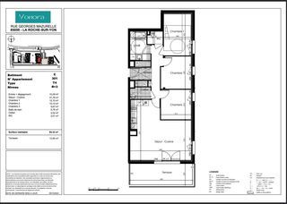  Appartement � vendre 4 pi�ces 84 m�