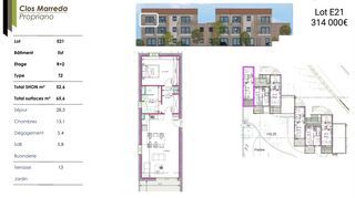  Appartement � vendre 2 pi�ces 52 m�