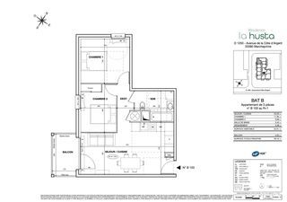  Appartement � vendre 3 pi�ces 53 m�