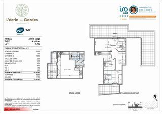  Appartement � vendre 3 pi�ces 80 m�