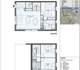  Maison � vendre 4 pi�ces 80 m�