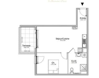  Appartement � vendre 2 pi�ces 44 m�