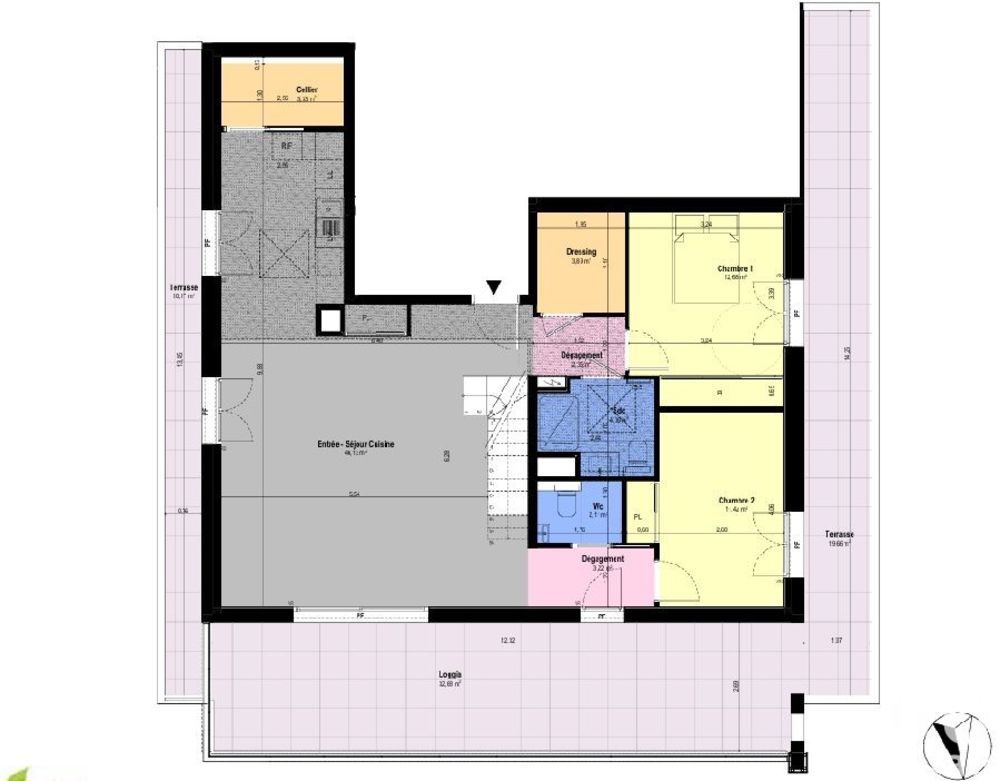 � vendre  Appartement Ch�teauneuf-Grasse (06740)