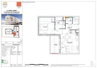  Appartement � vendre 2 pi�ces 46 m�