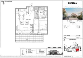  Appartement � vendre 2 pi�ces 48 m�