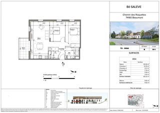  Appartement � vendre 3 pi�ces 65 m�